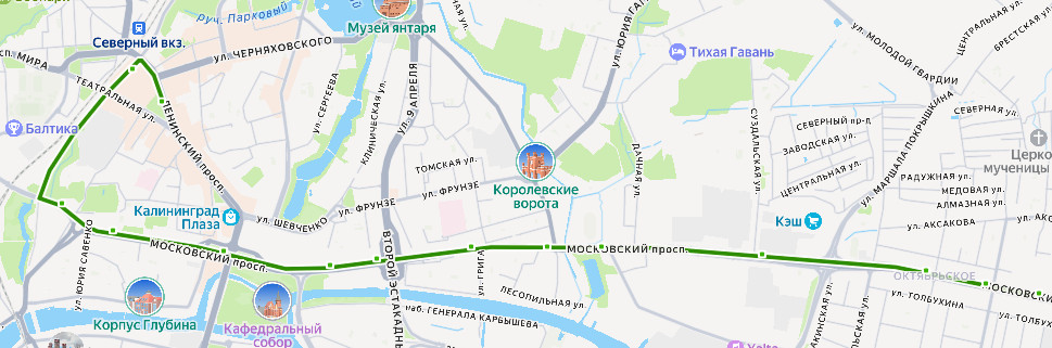 Автобус 2а Калининград - ул. Флотская - Ленинский проспект - расписание, маршрут, остановки Маршрут движения автобуса 2а в Калининграде - ул. Флотская - Ленинский проспект