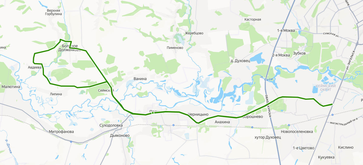 Автобус 144 - Курск - Колхоз Победа - расписание, маршрут, остановки Маршрут движения автобуса 144 - Курск - Колхоз Победа