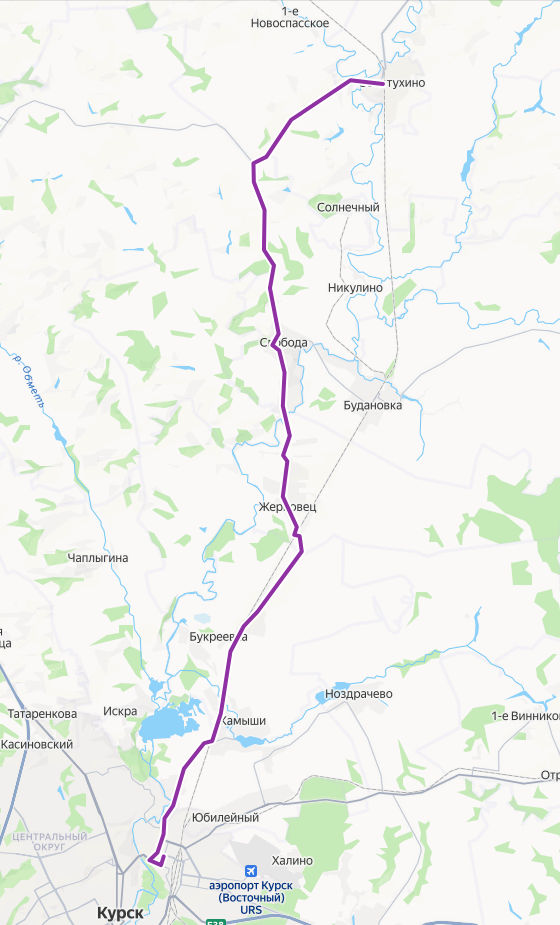 Автобус 207/273 - Золотухино - Курск - расписание, маршрут, остановки Маршрут движения автобуса 207/273 - Золотухино - Курск