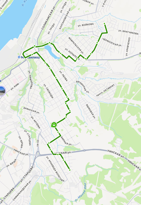 Автобус 86 Пермь - мкр. Гарцы-2 - мкр. Ива - расписание, маршрут, остановки Маршрут движения автобуса 86 в Перми - мкр. Гарцы-2 - мкр. Ива