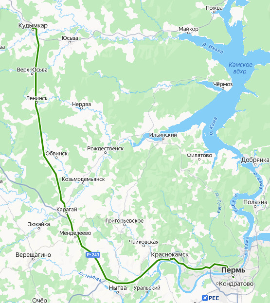 Автобус 670 - Кудымкар - Пермь - расписание, маршрут, остановки Маршрут движения автобуса 670 - Кудымкар - Пермь