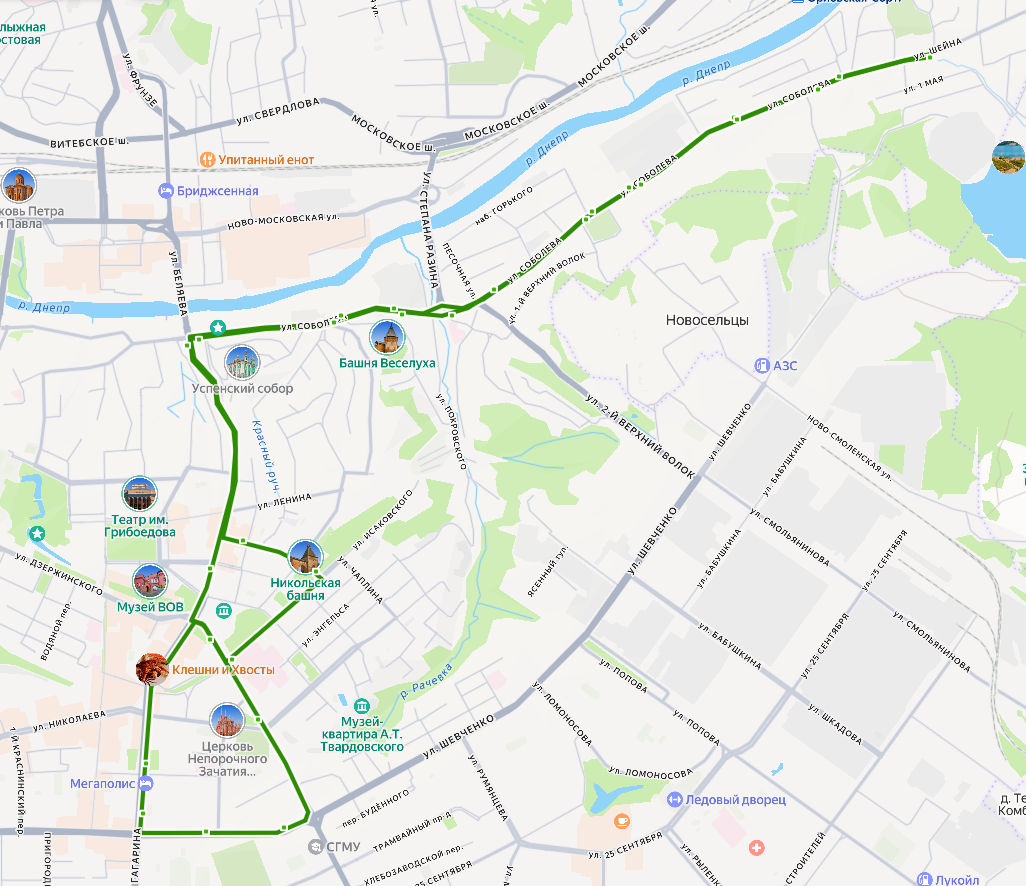 Автобус 14 Смоленск - ул. Шеина - Медгородок - ул. Шеина - расписание, маршрут, остановки Маршрут движения автобуса 14 в Смоленске - ул. Шеина - Медгородок - ул. Шеина