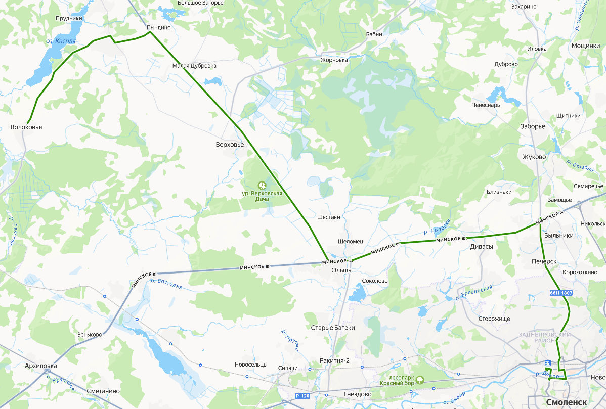 Автобус 161 - Смоленск - Волоковая - расписание, маршрут, остановки Маршрут движения автобуса 161 - Смоленск - Волоковая