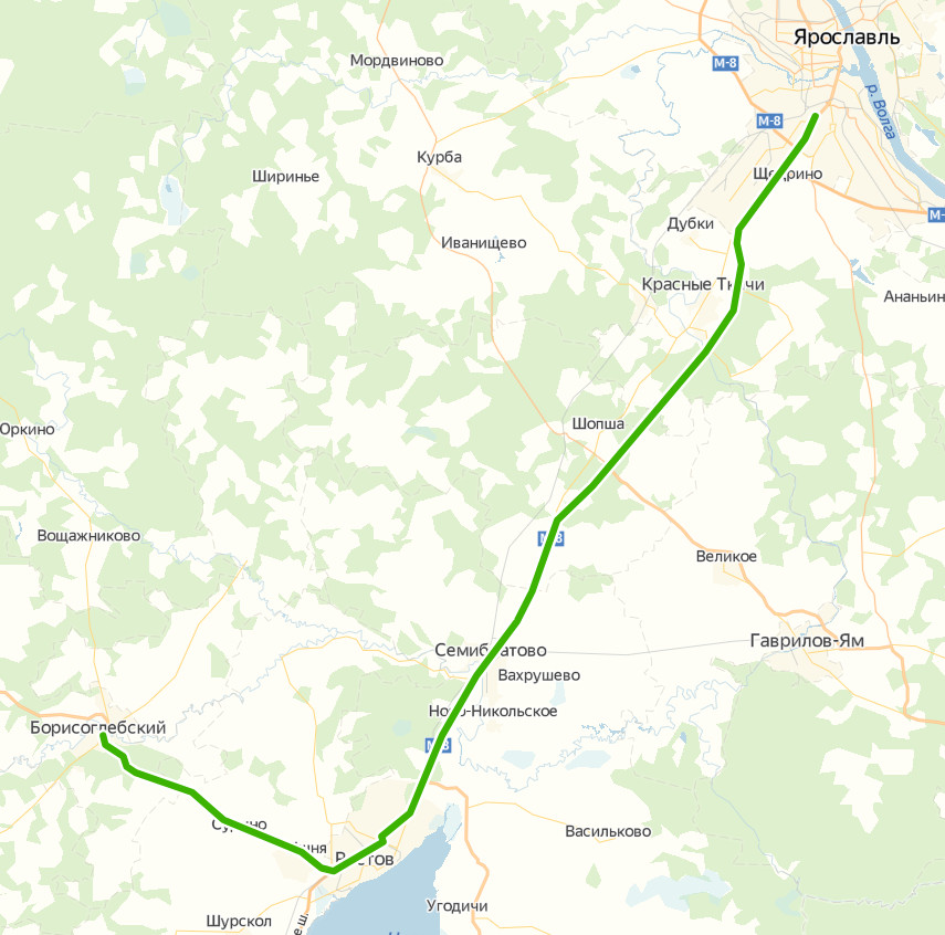Автобус 233/120 - Ярославль - Борисоглебский - расписание, маршрут, остановки Маршрут движения автобуса 233/120 - Ярославль - Борисоглебский