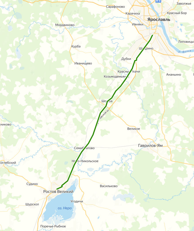 Автобус 166 - Ростов Великий - Ярославль - расписание, маршрут, остановки Маршрут движения автобуса 166 - Ростов Великий - Ярославль